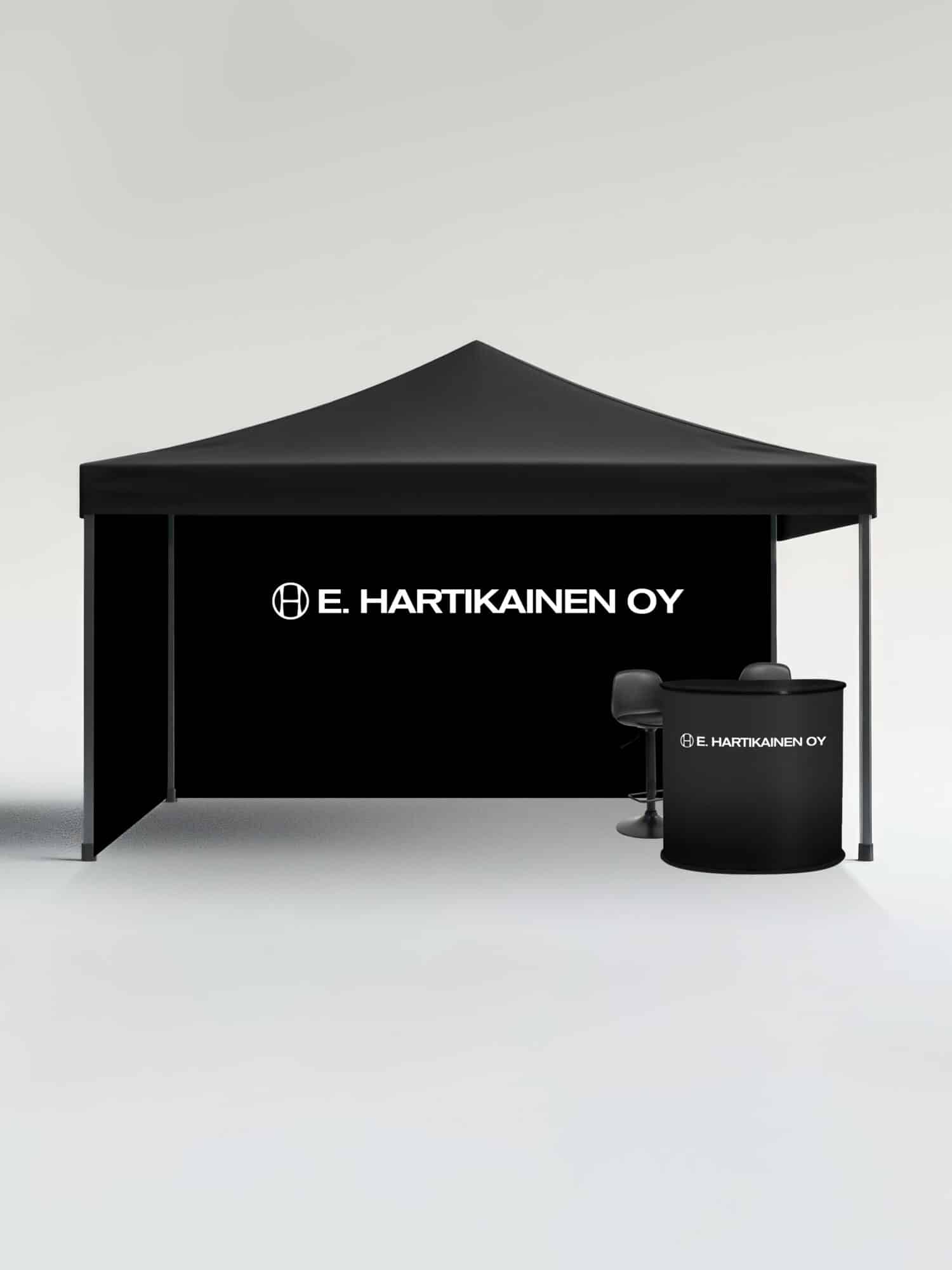 Kajo Brandsin referenssi, E. Hartikainen. Teltta.