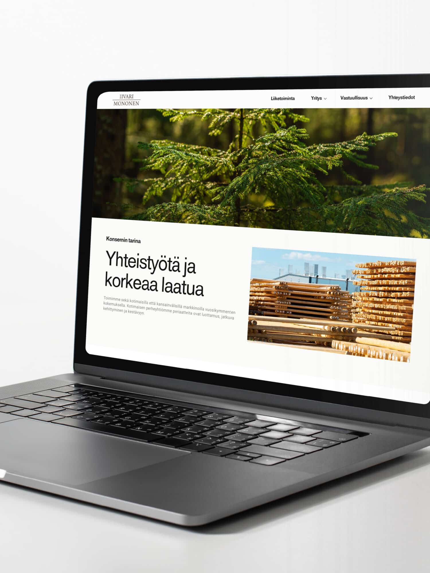 Kajo Brandsin referenssi, Iivari Monen. Kotisivut.