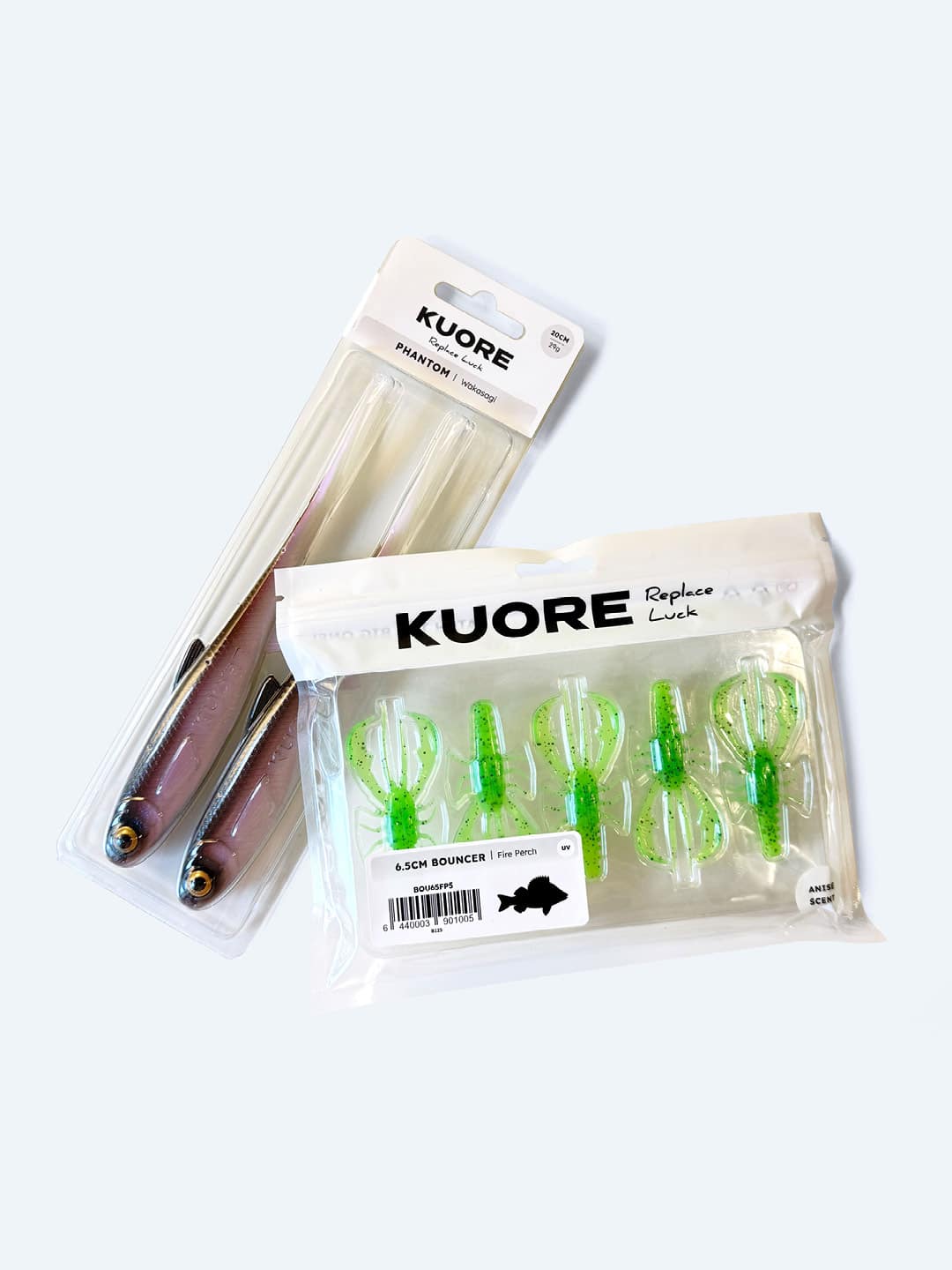 Kuore-brändin jigejä. Kajo Brandsin referenssi, Kuore.