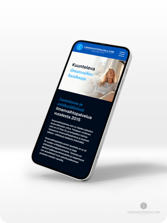 Kajo Brands,referenssi, Ilmanvaihtopalvelu.com.
